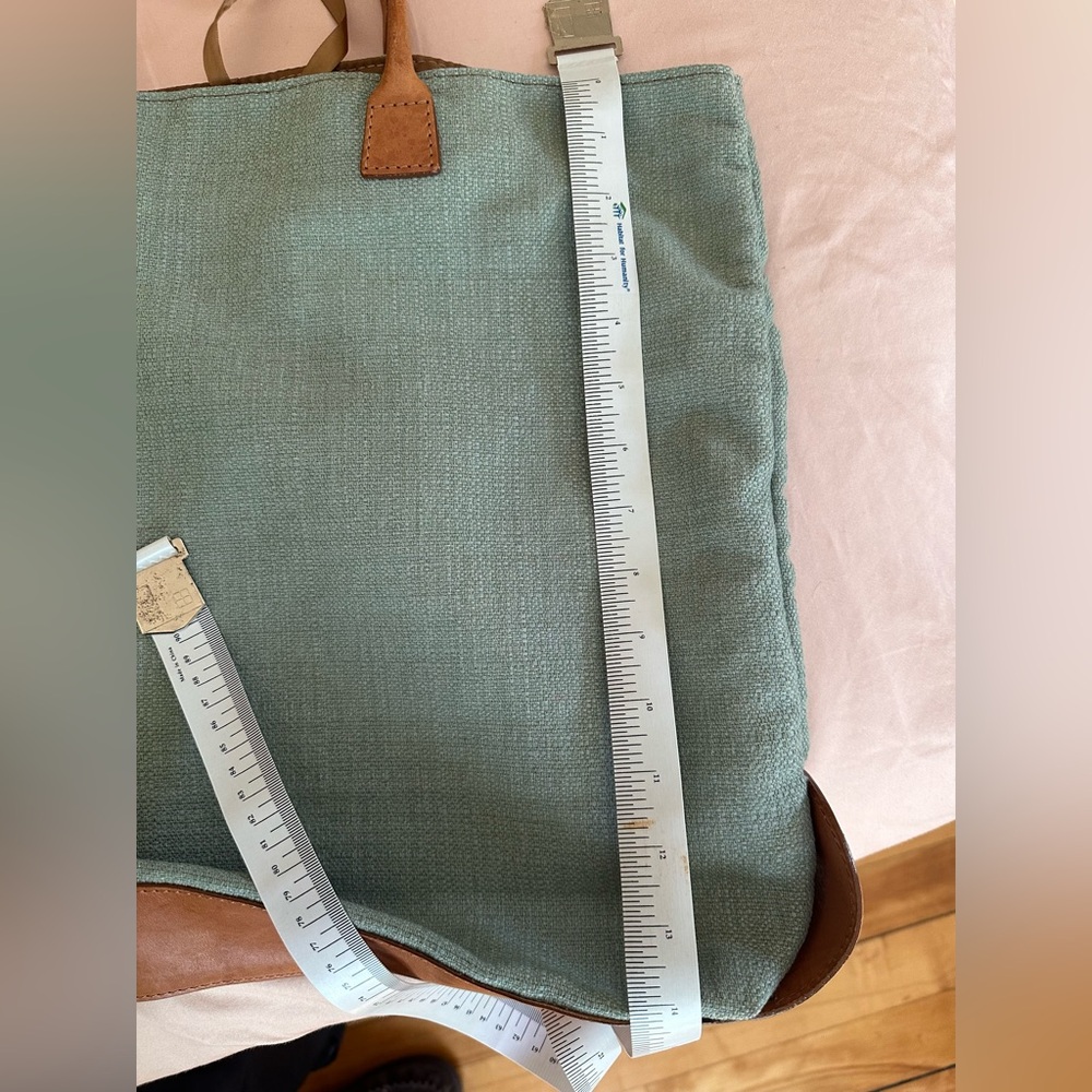 Vintage Hartmann tweed and leather tote bag - Picture 6 of 7